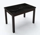 Стол обеденный раскладной Fusion furniture Марсель 90х60 Венге/Стекло УФ 15 263 (10000201) - изображение 1