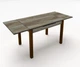 Стол обеденный раскладной Fusion furniture Марсель 900 Венге/Дракар (10000080) - изображение 2