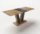 Стол обеденный раскладной Fusion furniture Торин Дуб аппалачи/Антрацит (10000055) - изображение 1