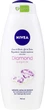 Крем - гель для душа Nivea Cream Bath - Care & Diamond 750 ml - изображение 1