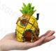 Ігрова фігурка SpongeBob Ананас Будиночок з мультфільму Губка Боб Декорація для акваріума дизайн тераріуму декор для риб 6,5 см х 6,5 см х12.5 см - зображення 3
