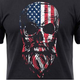 Футболка Rothco US Flag Bearded Skull T-Shirt Чорний XL - зображення 3