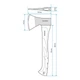 Сокира 600 г, ручка з фібергласу INTERTOOL HT-0261 - изображение 12