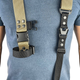 Ремінь збройовий одноточковий - двохточковий Tactical Belt тактичний універсальний одноточка двоточка койот - зображення 2