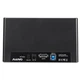 Внешний карман Maiwo клонир. для 4*HDD 2,5"/3,5" SATA/SSD через USB3.0 безвинтов. крепл. пластик черн. (K3094A) - изображение 4