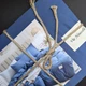 Постельное белье евро Vie Nouvelle Washed cotton вареный хлопок 200х220 W7E Синий - изображение 1