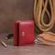 Компактный вертикальный женский кошелек из натуральной кожи ST Leather бордового цвета (bg192fash57) - изображение 12