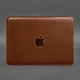 Кожаный чехол для ноутбука MacBook 14 из натуральной кожи Crazy Horse защитный для MacBook Pro 14, светло-коричневый 58619 - изображение 5