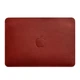 Чехол из натуральной кожи для MacBook 13 дюйм Красный - изображение 4