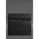 Кожаный чехол-конверт на магнитах для MacBook 14 дюйм, черный, натуральная кожа Crazy Horse, ручная работа, 34,3×24,5 см 58669 - изображение 3