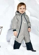 Теплий комбінезон мембранний для хлопчика Lupilu 283953 074-80 см (6-12 months) сірий - зображення 2