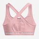 Спортивный топ для бега женский Under Armour Ua Crossback Mid Bra-Pnk 1361034-647 L (195253909214) - изображение 12