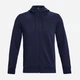 Толстовка на молнии мужская Under Armour Fleece Fz Hoodie 1373357-410 M Синяя (195253823312) - изображение 5