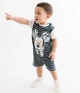 Пісочник (комбінезон) Mickey Mouse 62-68 см (3-6 міс) Disney MC17264 Біло-чорний 8691109874627 - зображення 1