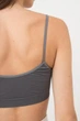 Безшовний топ на тонких бретелях Giulia CAMI TOP S/M Grey-poppy seed - изображение 5