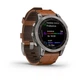 Смарт-годинник Garmin fenix 7 Sapph Solar Titanium зі шкіряним ремінцем Chestnut, GPS (010-02540-31) - изображение 2