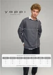 Світшот чоловічий OVERSIZE /no flis/ M Темно-сірий (BSMA30032) - изображение 4