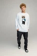 Світшот чоловічий OVERSIZE /no flis/ M Світло блакитний (BSMPS30025) - изображение 2