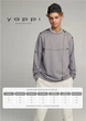 Світшот чоловічий OVERSIZE /no flis/ M сірий (BSMEG30032) - изображение 4