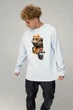 Світшот чоловічий OVERSIZE /no flis/ M Світло блакитний (BSMPS30021) - изображение 1