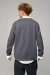 Світшот чоловічий OVERSIZE /no flis/ L Темно-сірий (BSMA30027) - изображение 3