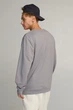Світшот чоловічий OVERSIZE /no flis/ M сірий (BSMEG30032) - изображение 3