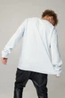 Світшот чоловічий OVERSIZE /no flis/ M Світло блакитний (BSMPS30040) - изображение 3
