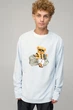 Світшот чоловічий OVERSIZE /no flis/ M Світло блакитний (BSMPS30040) - изображение 1