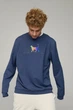 Світшот чоловічий OVERSIZE /no flis/ L Блакитний (BSMN30032) - зображення 1