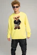 Світшот чоловічий OVERSIZE /no flis/ S Жовтий (BSMSY30050) - зображення 1