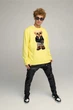 Світшот чоловічий OVERSIZE /no flis/ S Жовтий (BSMSY30050) - зображення 2