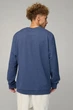 Світшот чоловічий OVERSIZE /no flis/ L Блакитний (BSMN30027) - изображение 4