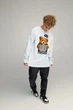 Світшот чоловічий OVERSIZE /no flis/ M Світло блакитний (BSMPS30009) - изображение 2