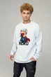 Світшот чоловічий OVERSIZE /no flis/ L Світло блакитний (BSMPS30027) - зображення 1