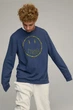 Світшот чоловічий OVERSIZE /no flis/ M Блакитний (BSMN30051) - изображение 1