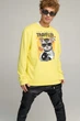 Світшот чоловічий OVERSIZE /no flis/ L Жовтий (BSMSY30001) - зображення 1