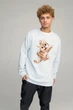 Світшот чоловічий OVERSIZE /no flis/ L Світло блакитний (BSMPS30046) - зображення 1