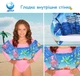 Дитячий надувний жилет з нарукавниками для плавання 2 в 1 VelaSport Kids від 2 до 6 років Рятувальний жилет 30кг. Синій - зображення 2