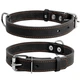 Ошейник "CoLLaR" одинарный (ширина 25мм, длина 38-50см), черный - изображение 1
