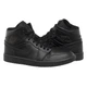Кроссовки мужские Jordan 1 Mid Triple Black 46 Чорний 554724-091 - изображение 1