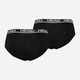 Набір трусів-сліпи чоловічий HEAD Boxer Brief 100001753-002 S 2 шт Чорний (8720245174602) - зображення 2