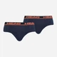 Набор трусов-слипы мужской HEAD Boxer Brief 100001753-003 M 2 шт Синий с оранжевым (8720245174657) - изображение 1