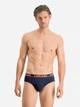 Набор трусов-слипы мужской HEAD Boxer Brief 100001753-003 M 2 шт Синий с оранжевым (8720245174657) - изображение 2