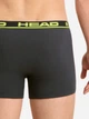 Набір трусів-боксерів чоловічих HEAD Basic Boxer 701202741-009 S (2 шт) Графітовий з жовтим (8720245174947) - зображення 6