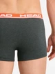 Набор трусов-боксеров мужских HEAD Basic Boxer 701202741-011 M 2 шт Серый/Черный (8720245175043) - изображение 8
