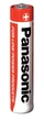 Батарейка солевая Panasonic Red Zinc R03RZ/4BP, AAA/(L)R03, блистер 4шт - изображение 2