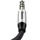 Кабель AUX Baseus Yiven M30 (0.5m) black - зображення 6