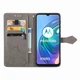 Чехол Vintage для Motorola Moto G30 книжка кожа PU с визитницей серый - изображение 3