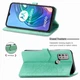 Чехол Vintage для Motorola Moto G30 книжка кожа PU с визитницей бирюзовой - изображение 4