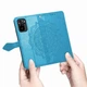 Чехол Vintage для Xiaomi Poco M5s книжка кожа PU с визитницей голубой - изображение 5